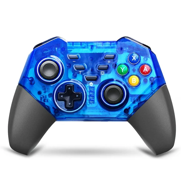 TSV 2/1Pack Wireless Controller for Nintendo Switch/Switch Lite Remote Pro Controller Gamepads - Blue and Black