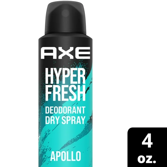 AXE Apollo Deodorant Spray without Aluminum Fresh Sage and Cedarwood 4 oz