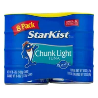 StarKist Chunk Light Tuna in Water - 5 oz Can (8-Pack)
