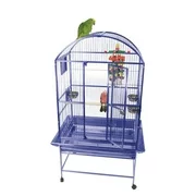 A and E Cage Co. 32"x23" Dome Top Cage - Burgundy