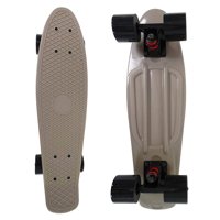veZve Mini Cruiser Skateboard Complete for Kids Boys Girls, 22 inch, Gray