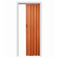 Homestyle Plaza PVC Accordion Folding Door 36"wide x 80"high Pecan Woodgrain Color
