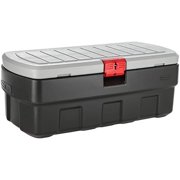 Rubbermaid ActionPacker 48 Gal Lockable Storage Bin, Industrial, Rugged Large Storage Container with Lid
