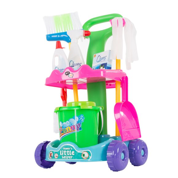 Toy Cleaning Set  Complete Pretend Play Set by Hey! Play!