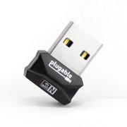 Plugable USB 2.0 Wireless N 802.11n 150 Mbps Nano WiFi Network Adapter (Realtek RTL8188EUS Chipset) Plug and Play for Windows.