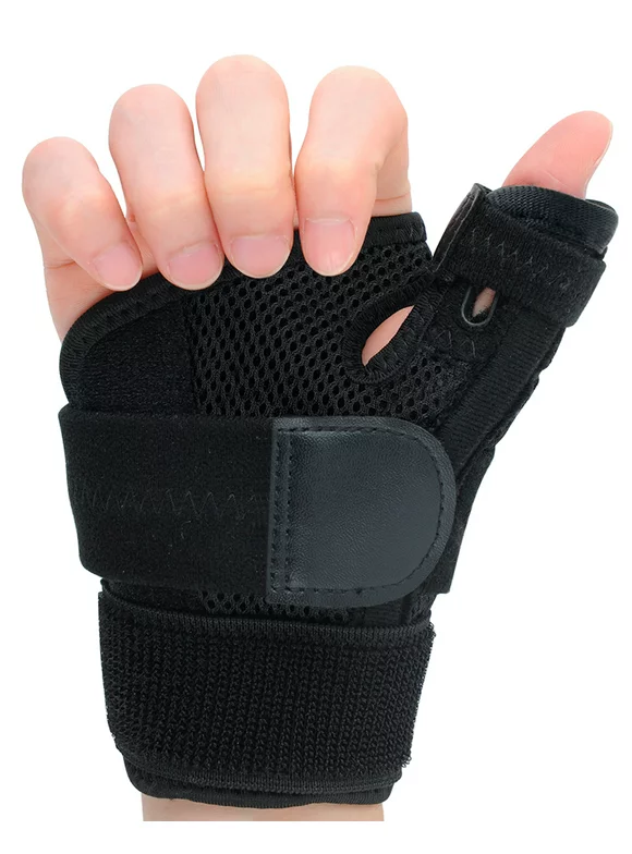 Thumb Brace,Thumb Splint with Wrist Support Brace,Breathable Thumb Stabilizer for Men Women
