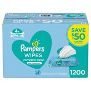 Pampers Scented Baby Wipes, Complete Clean (1200 Ct)
