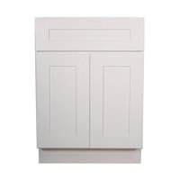 Design House Brookings Ready to Assemble 24 x 34.5 x 24 in. Base Cabinet Style 2-Door with 1-Drawer in White