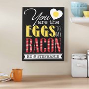 Personalized Like Eggs and Bacon Canvas Art, 11" x 14"