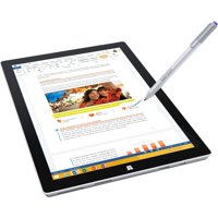 Microsoft Surface Pro 3 Tablet, 12", 4 GB RAM, 64 GB SSD, Windows 10 Pro, Silver