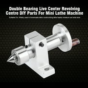 Gupbes For Mini Lathe Machine Double Bearing Live Center Revolving Centre DIY Parts, Lathe Machine Parts