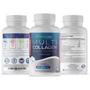 Multi Collagen Powder Capsules: Hair Skin and Nail Formula. 5 Types of Collagen Plus Vitamin C Collagen Booster. Now with Biotin, Hyaluronic Acid & Silica. Supports Healthy Hair, Skin, Nails & Joints