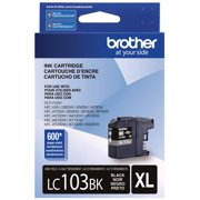 Brother Genuine LC103BK High-Yield Black Ink Cartridge