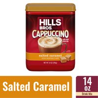 Hills Bros. Salted Caramel Cappuccino Light Roast Instant Coffee, 14 Oz