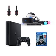 PlayStation VR Start Bundle 5 Items:VR Headset,Move Controller,PlayStation Camera Motion Sensor,PlayStation 4,VR Game Disc Batman Arkham VR