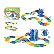 Magic Track Car Flexible with Lift Create Your Own Track 120 Pcs