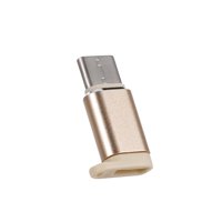 moobody USB 3.1 Type-C Adapter Micro USB Female to Type-C Male OTG Adapter Converter Plug and Play OTG Connector Gold