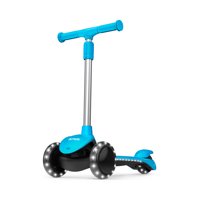 Jetson Lumi 3 Wheel Light-up Kids Kick Scooter, Adjustable Height Ages 3+, Unisex, Blue