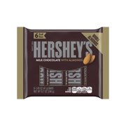 HERSHEY'S, Milk Chocolate with Whole Almonds Candy, Bulk, 8.7 oz, Pack, 6 Bars