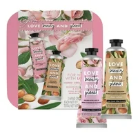 ($11 Value) Love Beauty and Planet Murumuru Butter Rose & Shea Butter Sandalwood Hand Cream Holiday Gift Set 2 Ct