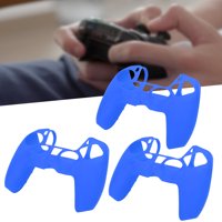 Kritne Game Console Accessory for PS5 Game Console,3Pcs Game Gamepad Handle Silicone Case Protective Sleeve Accessory for PS5 Game Console