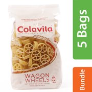 (5 Pack) Colavita Wagon Wheels Pasta, 1 Lb