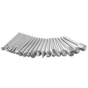 20 Pack HSS Routing Wood Rotary Milling Rotary File Cutter Tool Carbide Rotary Files Kit Tungsten Burr Set Fits Dremel Tool