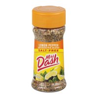 (2 pack) MRS DASH Lemon Pepper Salt-Free Seasoning Blend 2.5 OZ SHAKER