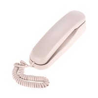 moobody Mini Desktop Corded Landline Phone Fixed Telephone Wall Mountable Supports Mute/ Pause/ Hold/ Reset/ Flash/ Redial Functions for Home Hotel Office Bank Call Center