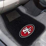 San Francisco 49ers 2-Piece Embroidered Car Mat Set