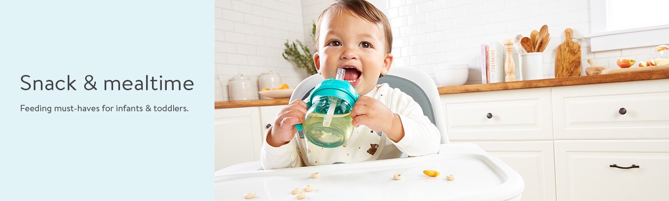 Snack and mealtime. Feeding must-haves for infants and toddlers