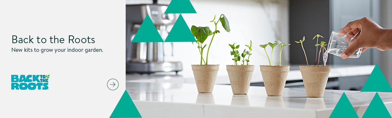 Back to the Roots: Experience growth year-round with our indoor gardening kits.
