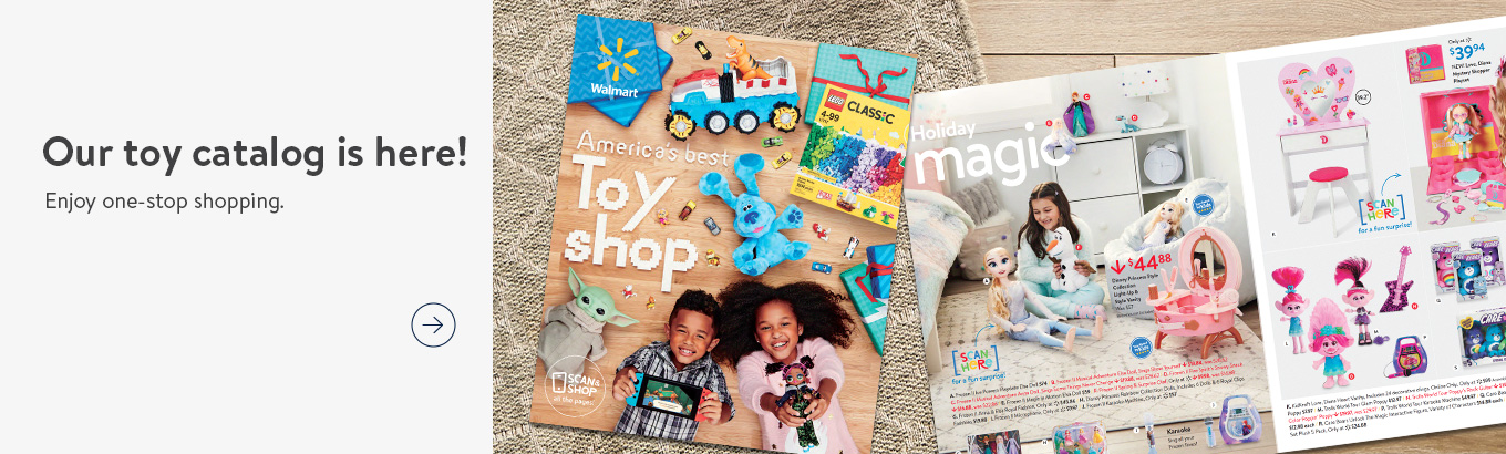 Our toy catalog is here! Enjoy one-stop shopping for every kid on your list. Shop now