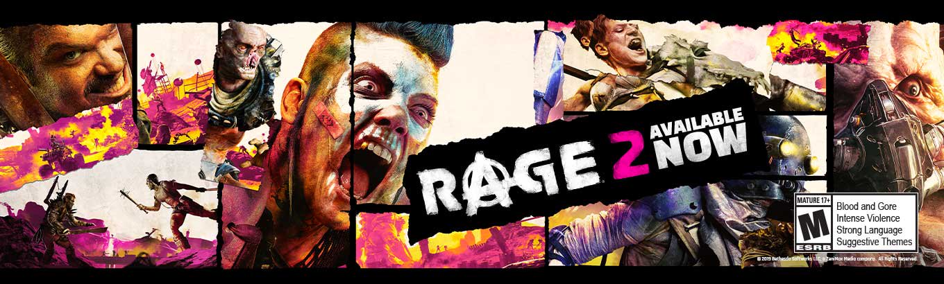 Rage 2. Available now.