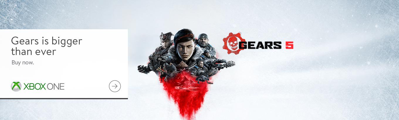 Gears of War 5. Gears is bigger than ever. Order now.