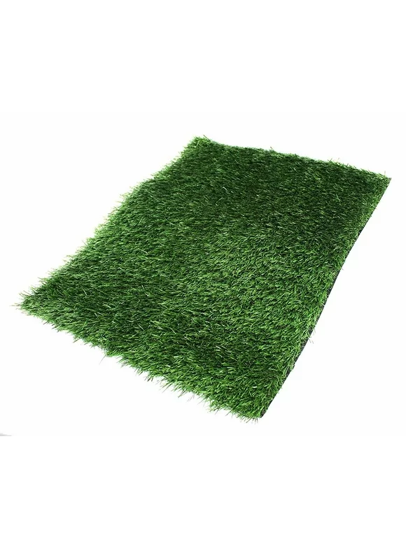 5 Star Super Deals Synthetic Grass Pet Dog Potty Patch Pee Grass Pad For Large Dogs, 25" x 20" pad