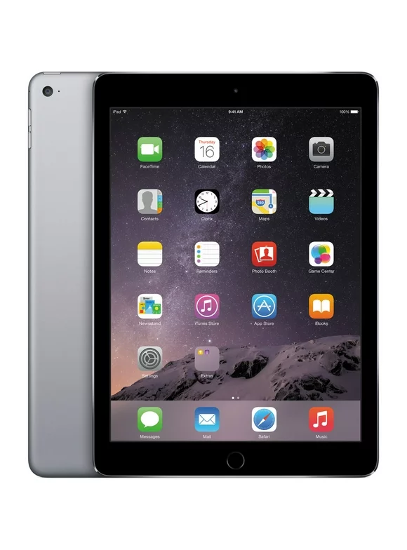 Apple iPad Air 2 - 64GB - Wi-Fi - 6th Gen - 9.7in - Space Gray - MGKL2LL/A - Scratch & Dent (Refurbished)