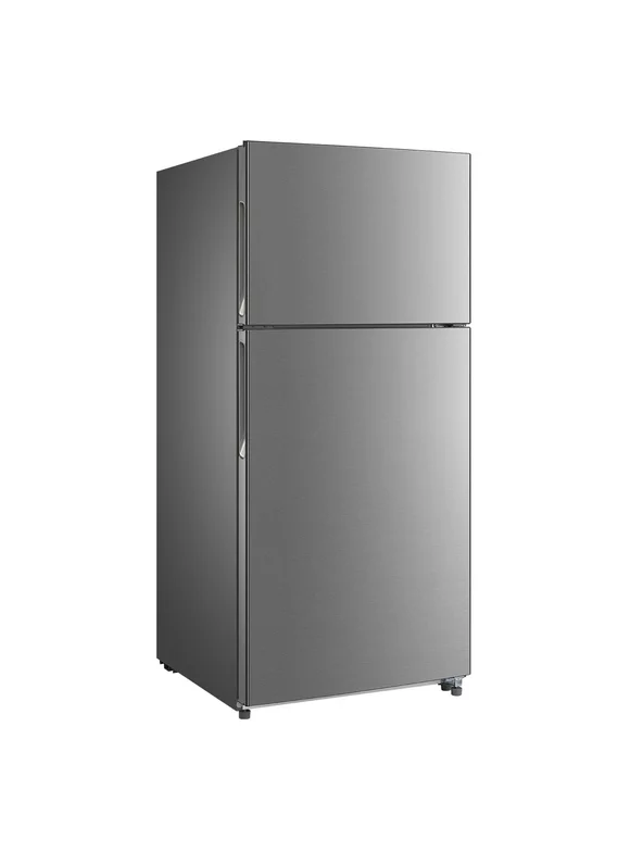 Avanti Frost-Free Apartment Size Standard Door Refrigerator, 18.0 cu. ft. Capacity, in Stainless Steel (FF18D3S-4)