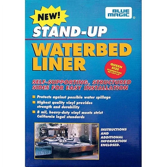 Blue Magic Stand-Up Waterbed Liners, Queen