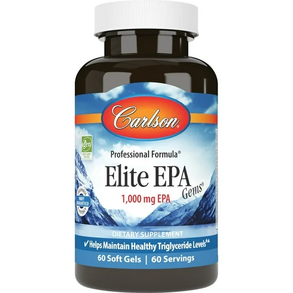 Carlson Professional Formula Elite Epa Gems 1,000 mg 60 Sgels