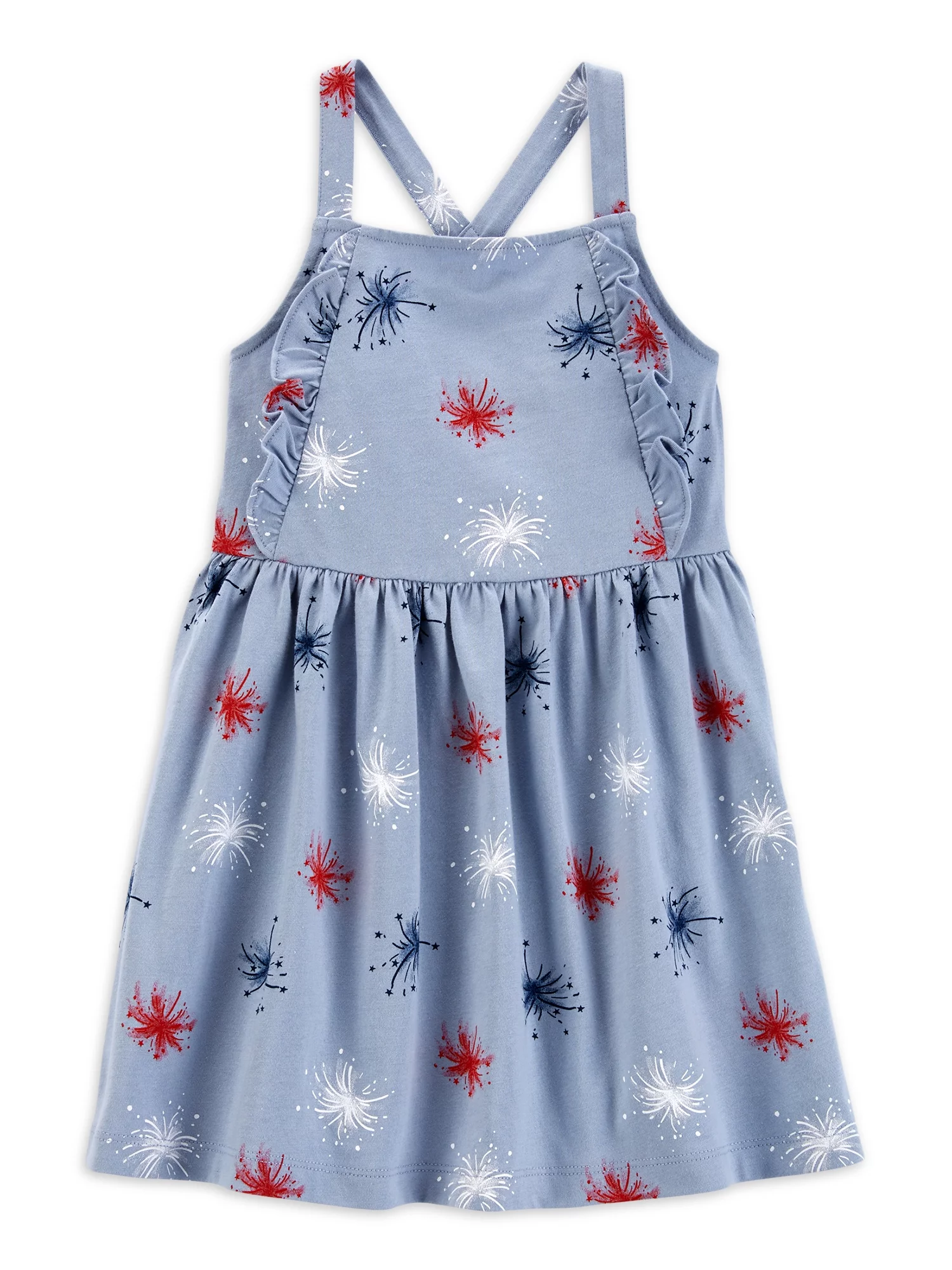 Carter's Child of Mine Toddler Girl Patriotic Dress, Sizes 12M-5T