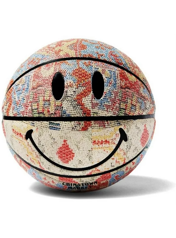 Chinatown Market X Smiley Originals Limited Edition 29.5" Full Size Indoor Basketball (Patchwork)