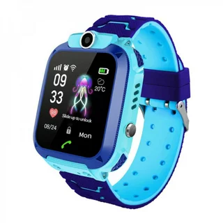Clearance! Kids Smart Watch IP67 Waterproof LBS Location 1.44 Inch Touch Screen Wristwatch SOS Positioning Tracking Language Intercom Remote Monitoring Smart Watch For Girls Boys