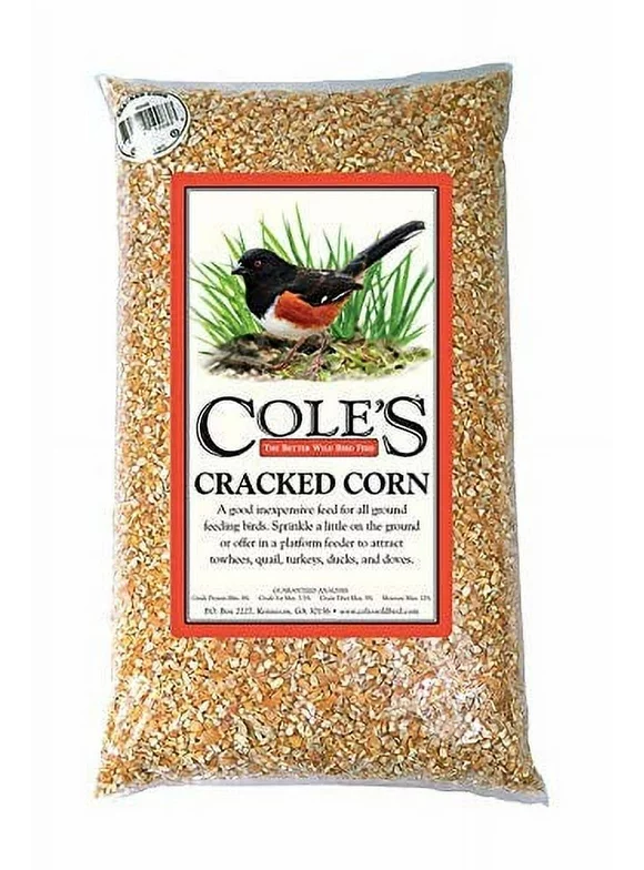 Cole's Cracked Corn Wild Bird Feed, 10 lb Bag