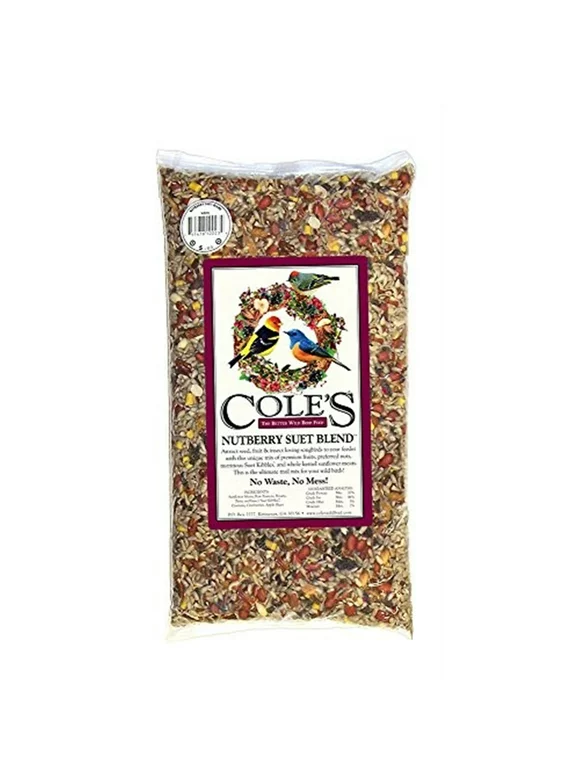 Coles Wild Bird Products, Bird Food Nutberry Suet Blend - 5lb.