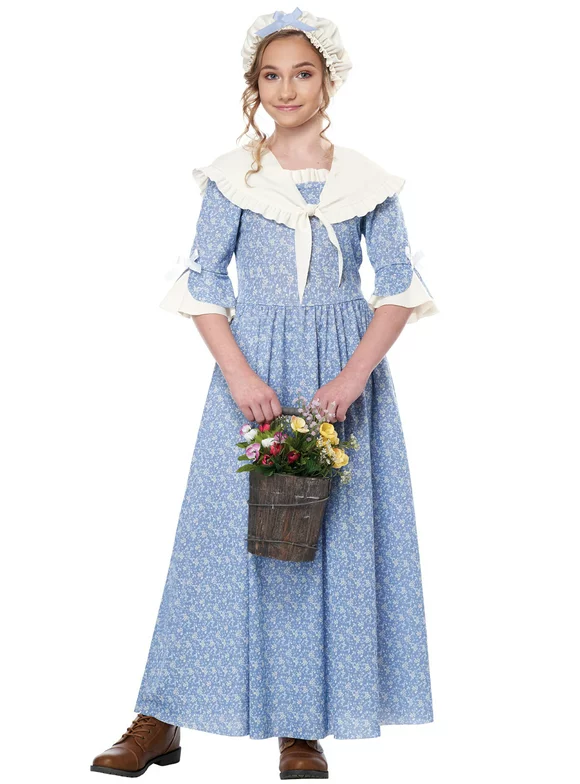 Colonial Village Girl Child Costume