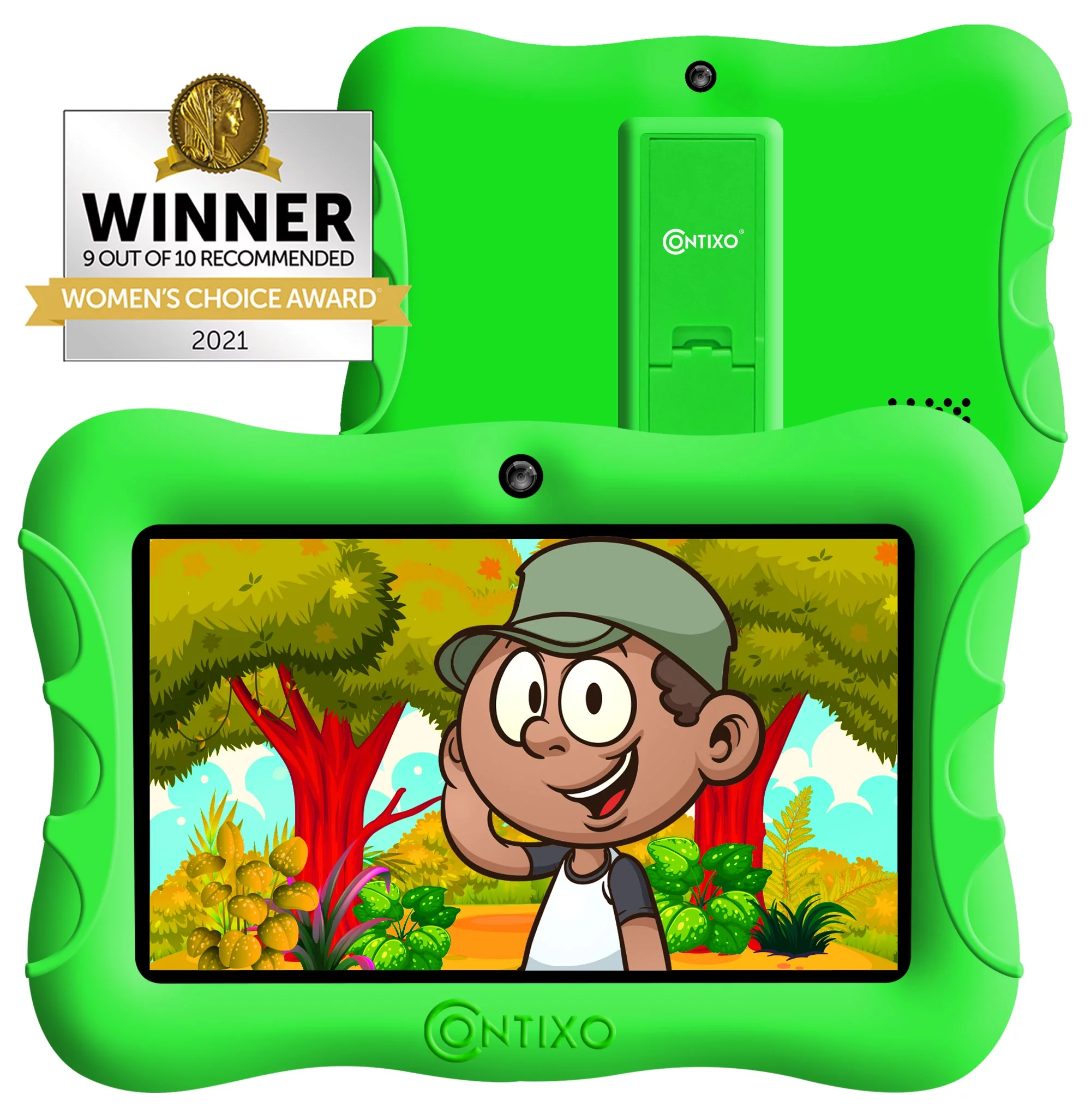 Contixo A3 15.6" Educational Touch Screen Android 11 HD 128GB Tablet Featuring 80 Disney eBooks Videos with 13MP Camera & Built-in 10W Speaker
