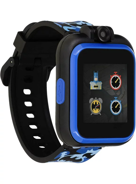 DC Comics Batman iTech Jr Smartwatch for Kids Black/Print Smartwatch 50115M-40-BLT