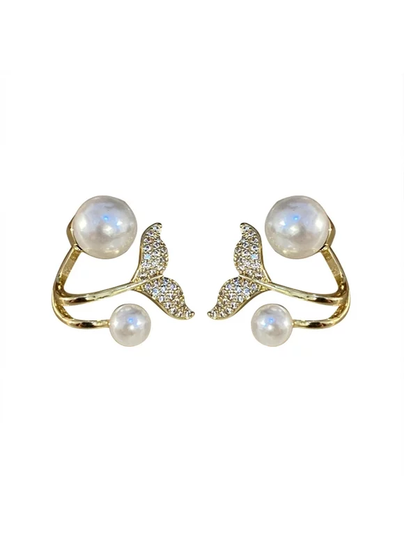 Delicate Stud Earrings Trendy Light Fashion Female Retro Wedding Earrings Fashion Jewelry for Women