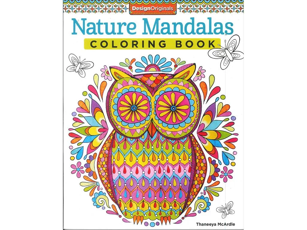 Design Originals Nature Mandalas Coloring Bk